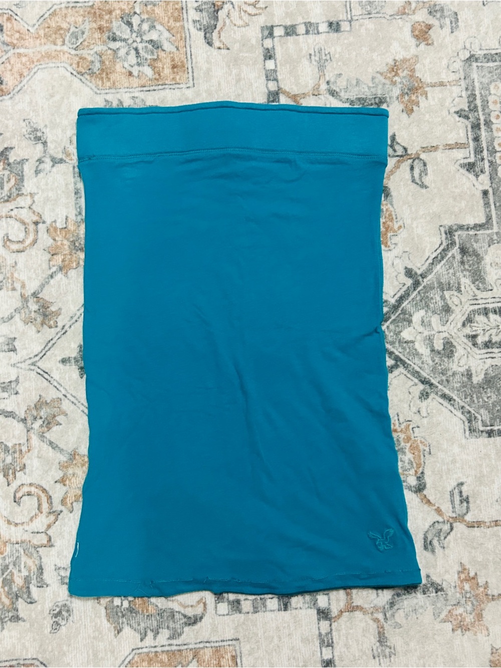 American Eagle Teal and Navy Reversible Tube Top